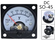 Panneau de tension monté sur vis, voltmètre 47x47mm, SO-45 cc 150V 250V 300V 450V 500V 750V