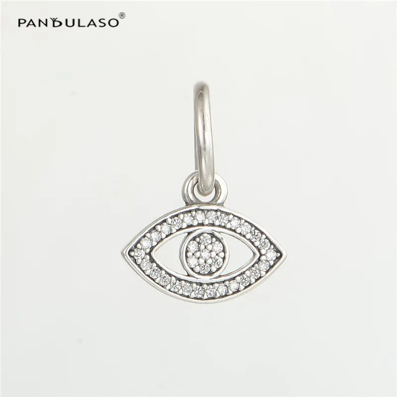

Original Silver 925 Jewelry Evil Eye Crystal Charms for Jewelry Making Clear CZ DIY Floating Women Silver Charms for Bracelets