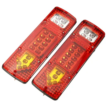 

2x 12V 19 LED truck trailer taillight light 29 * 8 * 3