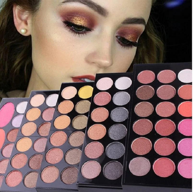MISS ROSE набор для макияжа 142 цветов waterproof водонепроницаемый Палитра матовые