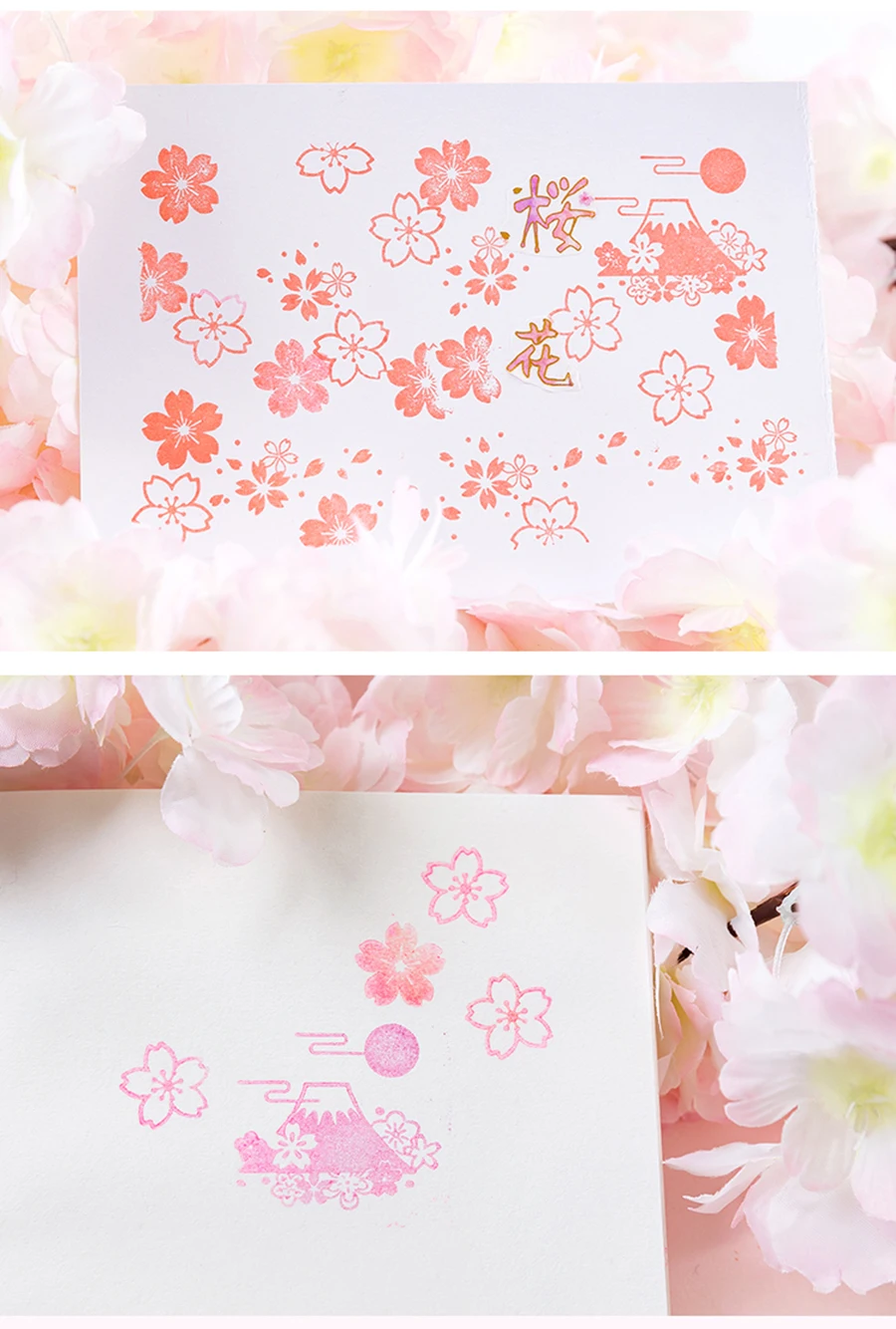 Японский вишневый цвет серии Деревянный штамп DIY Ремесло Деревянные и резиновые штампы для скрапбукинга канцелярские товары Скрапбукинг Стандартный штамп