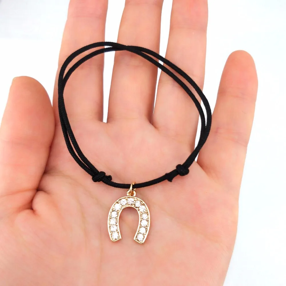 

hzew heart Horses head and horseshoes bracelet simple horse bracelets gift