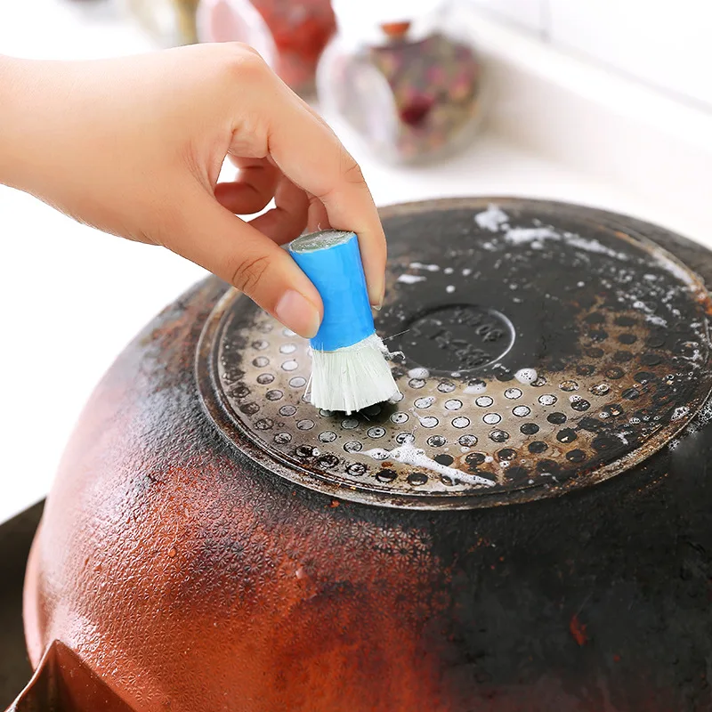 

2Pcs/set Stick Wash Brush Magic Stainless Steel Metal Rust Remover Cleaning Detergent Cleaning Products Wash Brush Wipe Pot