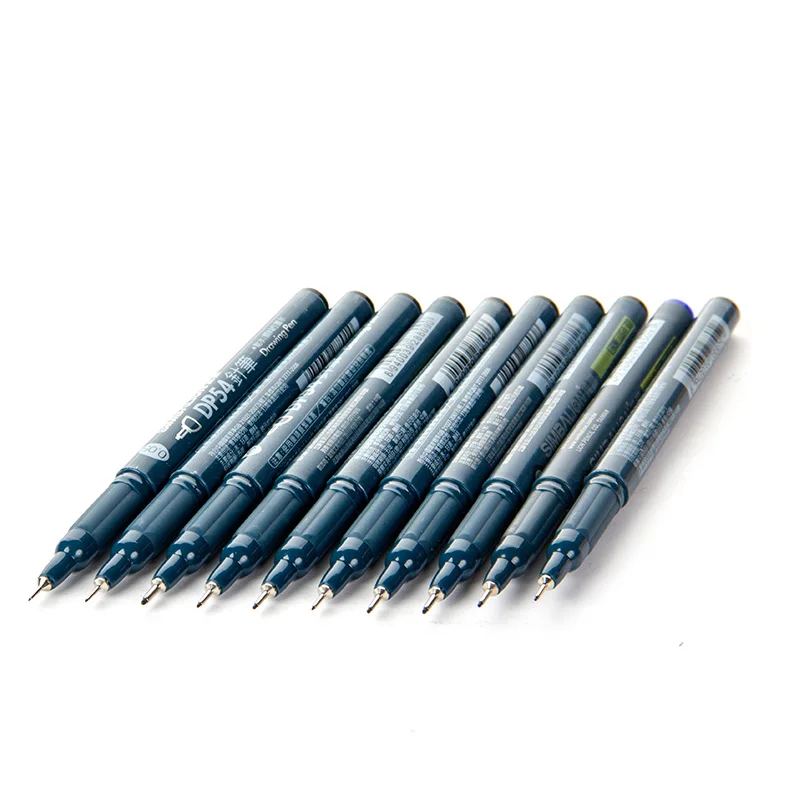9 шт./компл. маркеры эскиза ручка микрон Neelde ручка для рисования водонепроницаемый пигмент тонкая линия Маркеры Ручка для манги аниме художественные принадлежности
