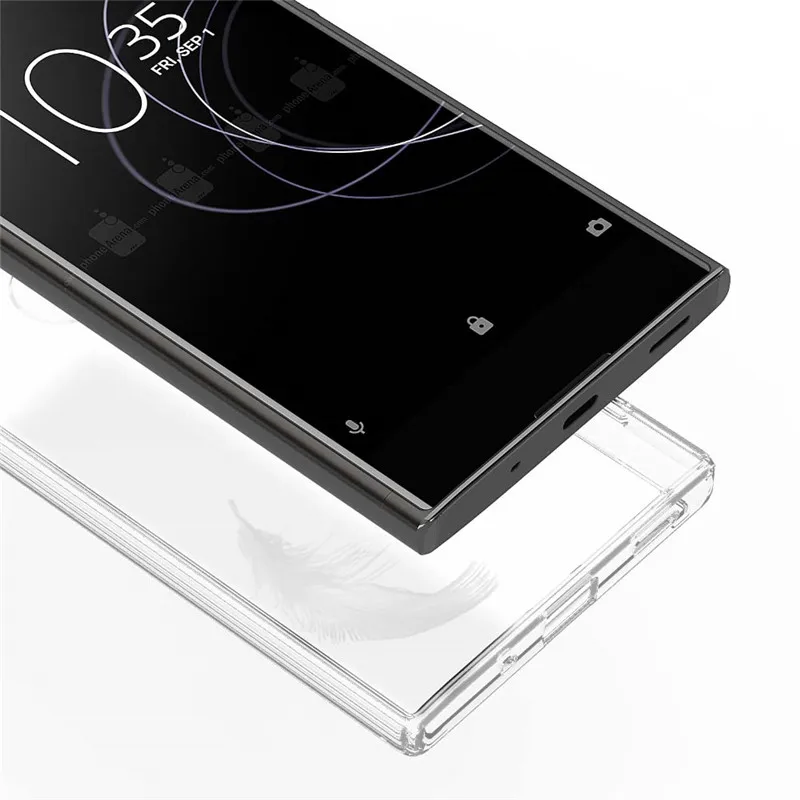 Для sony Xperia XA2 Ультра чехол Кристальный Гибридный Бампер прозрачная твердая акриловая задняя крышка для sony XA2 Ultra H4213 H4233 чехол для телефона s