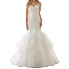 Свадебные платья на тонких бретельках белого цвета с корсетом русалки,, Vestido De Novia, сексуальные свадебные платья русалки на тонких бретельках для невесты