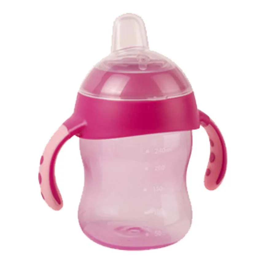 Креативный 240 мл чудо 360 Сиппи тренажер детские чашки малыши девочки, мальчики, дети Copo детские чашки BPA бесплатно - Цвет: Розовый
