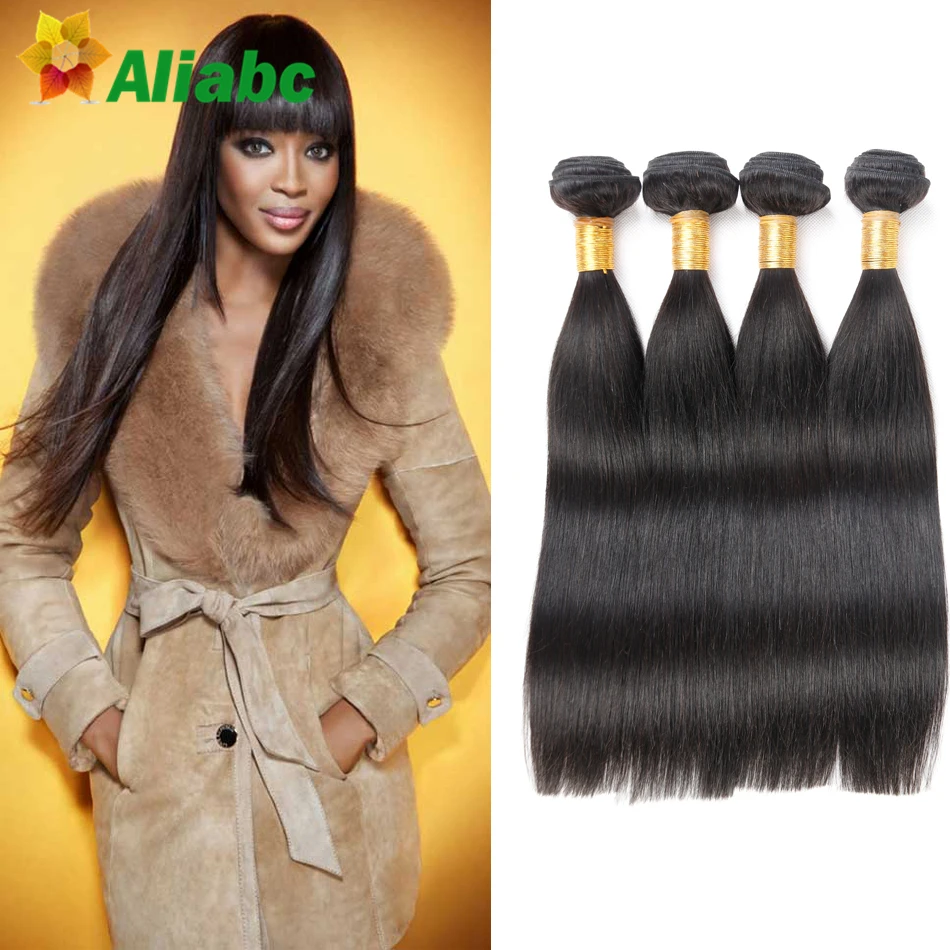 Ali Abc Hair Company 7a Peruvian Virgin Hair Straight 4 Bundles
