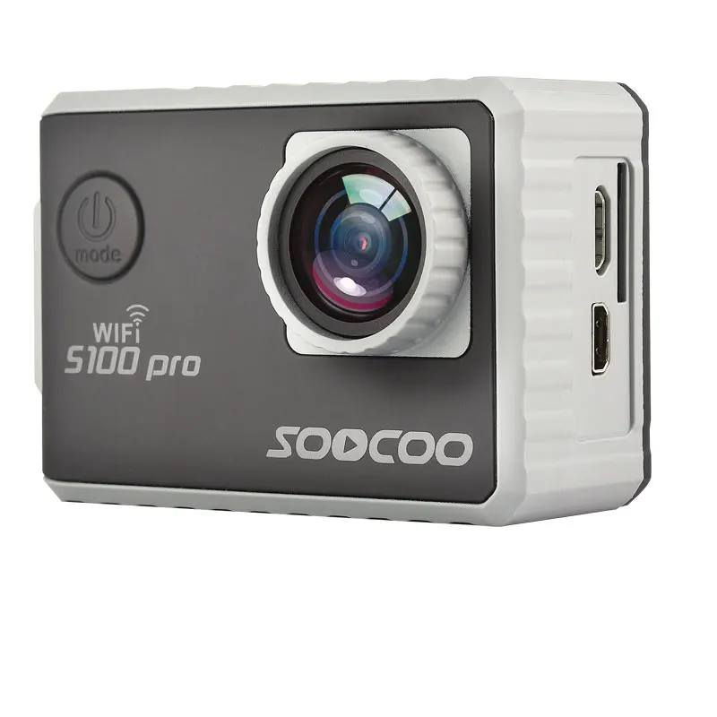 SOOCOO S100 PRO 4 K, Wifi, экшн-камера для занятий спортом, Камера Сенсорный экран Встроенный гироскоп с gps удлинитель(не входят в комплект), голос Управление Камера
