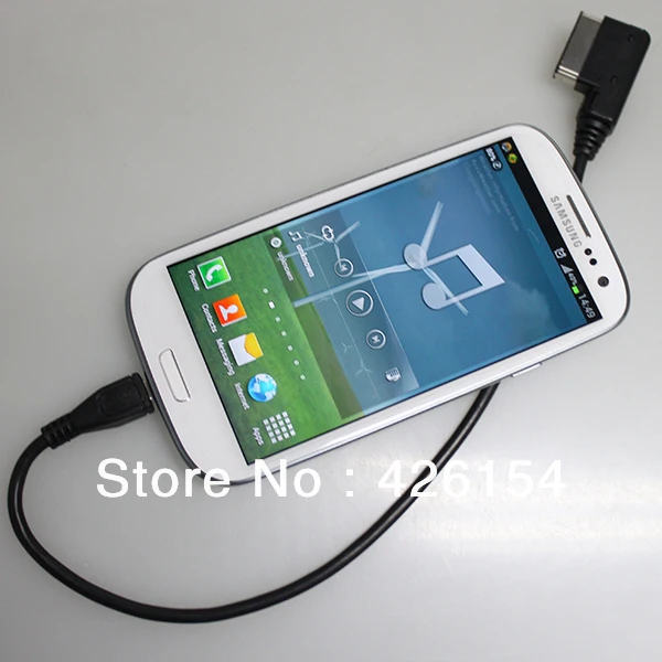 VW Volkswagen MDI MEDIA IN AUX micro USB Adapter Cable Usb Input cable USB Cable Free shipping