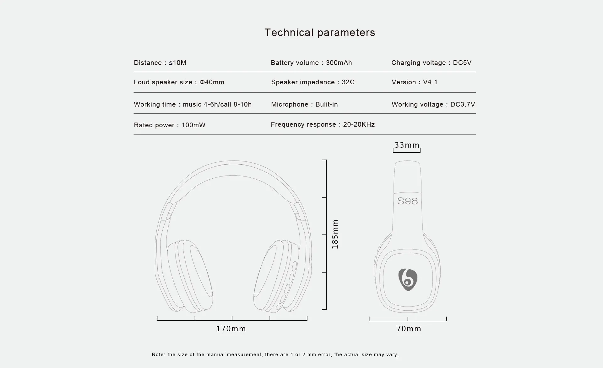 OVLENG S98 беспроводные наушники Bluetooth гарнитура складные наушники регулируемые наушники с микрофоном для ПК ноутбука телефона