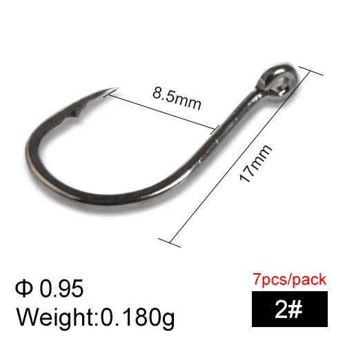 FTK рыболовные Hooks7-10pcs 1-14# KEIRYU и 4X-ISEAMA из высокоуглеродистой стали с колючей спинкой для ловли карпа с одним крюком с глазами Pesca - Цвет: 005-2