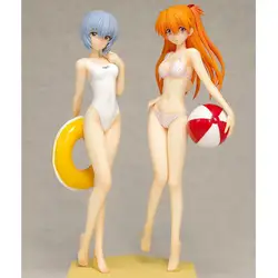 16 см EVA Евангелион Аниме ПВХ фигурку Ayanami Rei & soryu Asuka langley сексуальный купальник Ver. Модель игрушки куклы подарок
