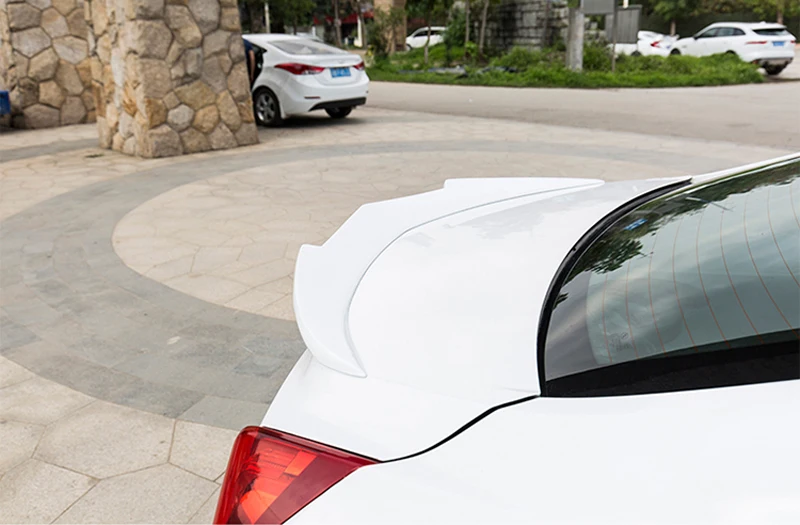 Для Cadillac ATS ATS-L украшение автомобиля 2013 ABS пластик Неокрашенный праймер задний спойлер багажника
