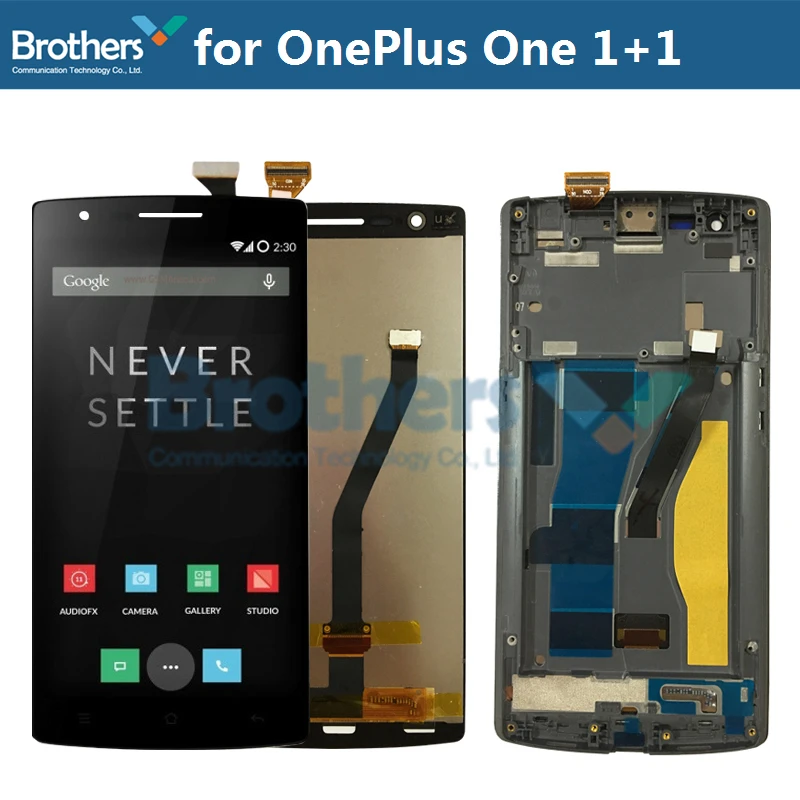 ЖК-экран для OnePlus One ЖК-дисплей 1 + сенсорный экран дигитайзер в сборе оригинальная
