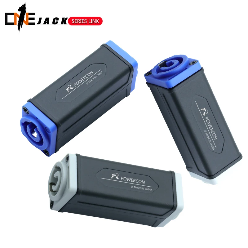 

10pcs New Arrival LED PowerCon AC Coupler Adapter Extender connector High quality Speakon Panel mount straight adapter
