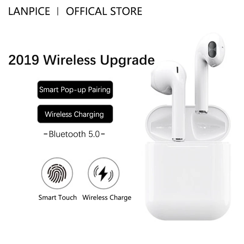 

Pop Up i60 TWS 1:1 Size Bluetooth 5.0 Earphone Sports Headset Headphones Wireless Headphone In-ear Eearbuds i60 PK i30 i10 tws