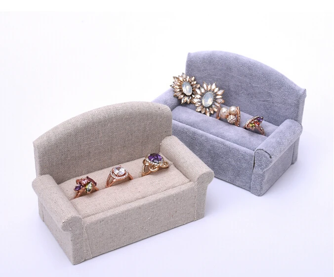 New Arrival Creative Jewelry Box Mini Sofa Ring holder Wedding Ring