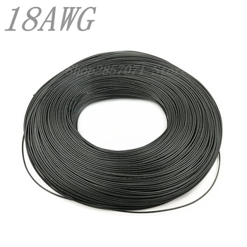 

10 Meters Wire black 18AWG 2.1mm PVC Wire Electronic Cable UL Certification Insulated LED Cable