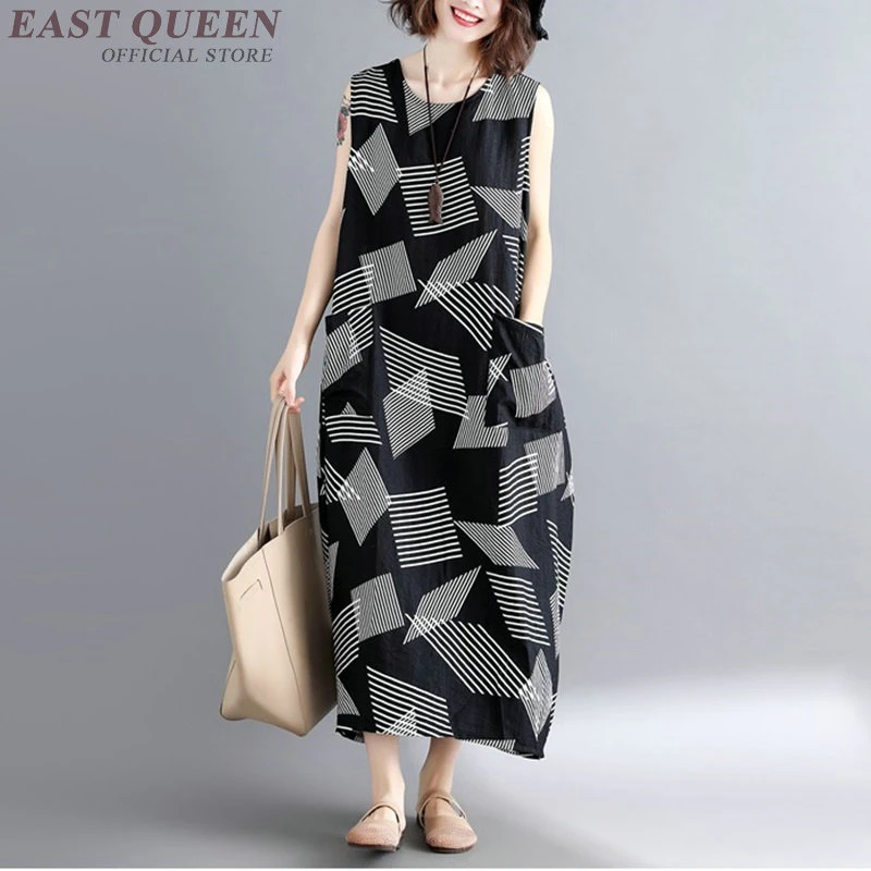 womens long pinafore dress