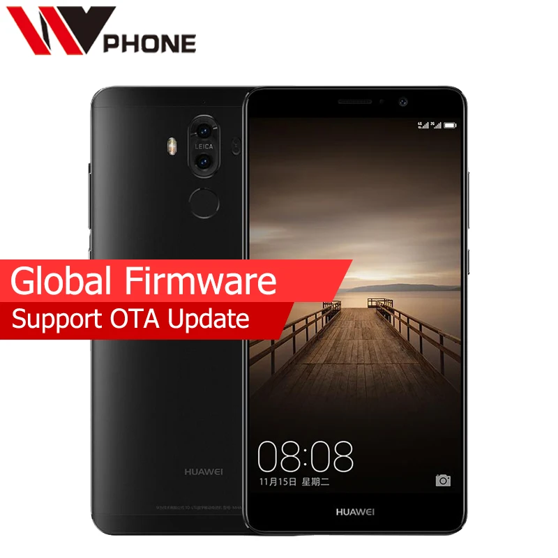 Original Huawei Mate 9 4G LTE Mobile Phone Octa Core 4/6GB RAM 64GB ROM 5.9" HD Android 7.0 Fingerprint ID SmartPhone