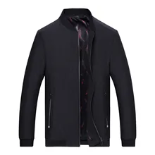 Осенняя и зимняя новая мужская повседневная бейсбольная куртка с воротником большого размера, тонкая хлопковая одежда для мужчин