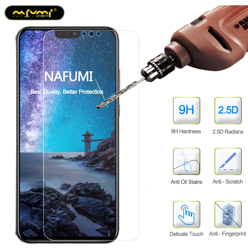 

2.5D 9H Tempered Glass For Samsung A7 2018 Screen Protector On Phone Protective for Samsung A7 2018 Tempered Glass Film