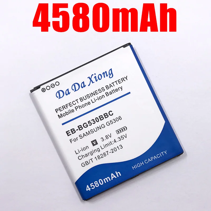 

4580mAh EB-BG530BBC EB-BG530CBE Battery for Samsung G5306 J3 2016 J5 2015 G5308W G530H G530FZ G530Y G5309W