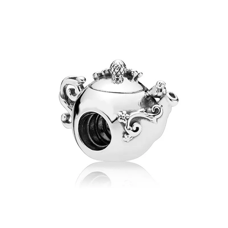 5pcs//set Handmade Vintage Silver Animal Charms Pendant Bracelet Women Jewelry