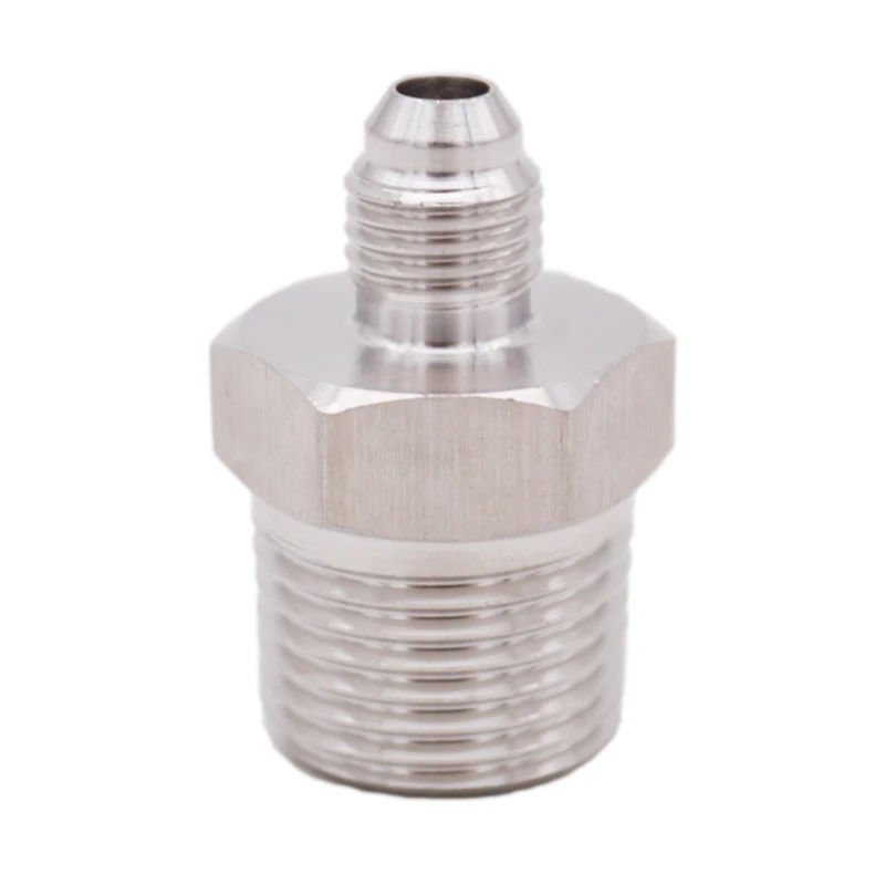 

1/2" Male NPT x 1/4" MFL Male Flare Adapter Beer Kegging Fitting 304 Stainless Steel Brewer Hardware