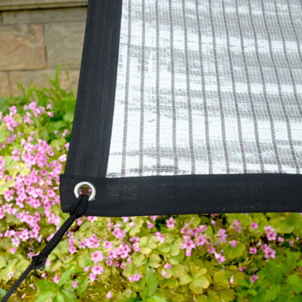 Цветы укрывающая от солнца сетки балкон, двор затенение чистая охлаждения Чистая Алюминиевая фольга изоляции абажур