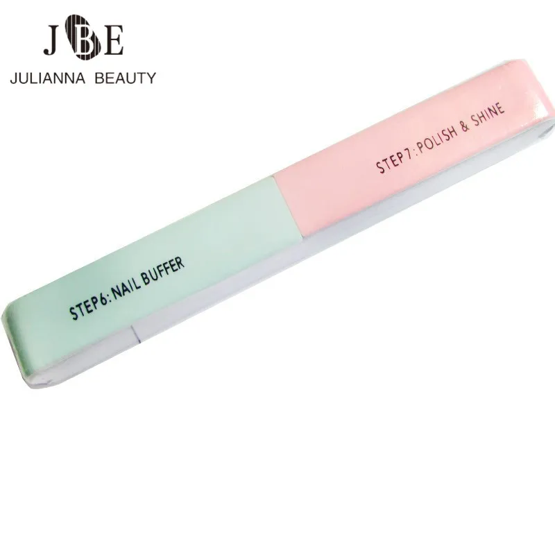 

2Pcs/lot 7 Side Nail buffer Nail Art Sanding Files Buffer Block Manicure Pedicure Tools Sand Paper Foam UV Gel Set Nail File