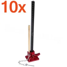 10 шт. металлический скользящий металлический домкрат для 1/10 осевой SCX10 TAMIYA CC01 RC4WD D90 D110 TF2 RC Рок Гусеничный скалолазание автомобиля Декор Запчасти