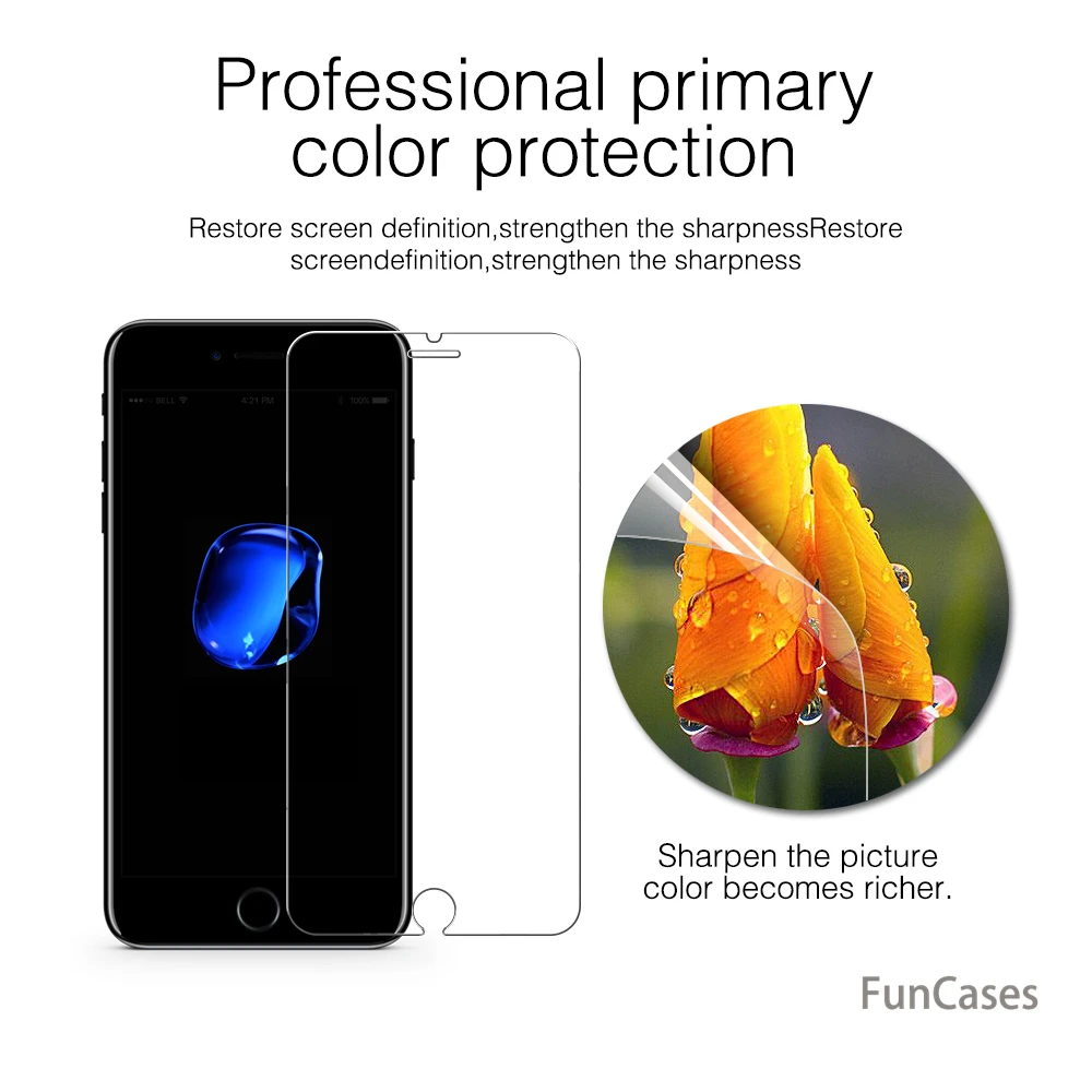 0 3 мм закаленное Стекло пленка для iPhone 5 5S с уровнем твердости 9 H Hard 2.5D Экран