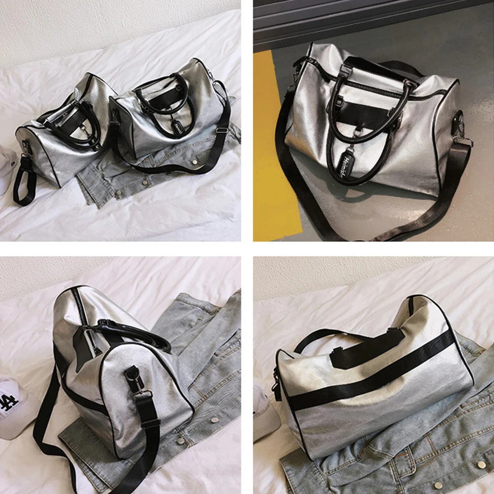 HOT SALE Women Men Unisex Travel Bag 2018 Stripe Sports Handbag Beach Crossbody Bag Fashion Couples Luggage Package Waterproof05