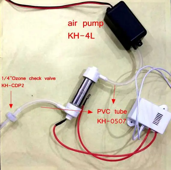 DIY 500 мг генератор озона машина 500 мг/ч кварцевая трубка генератор озона блоки озоновый насос озоновые блоки DGOzone