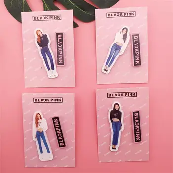 

Kpop Blackpink Acrylic Figure Badge For Clothes Hats Clip Button Jennie Rose Fashion Chest Pins Brooches Button