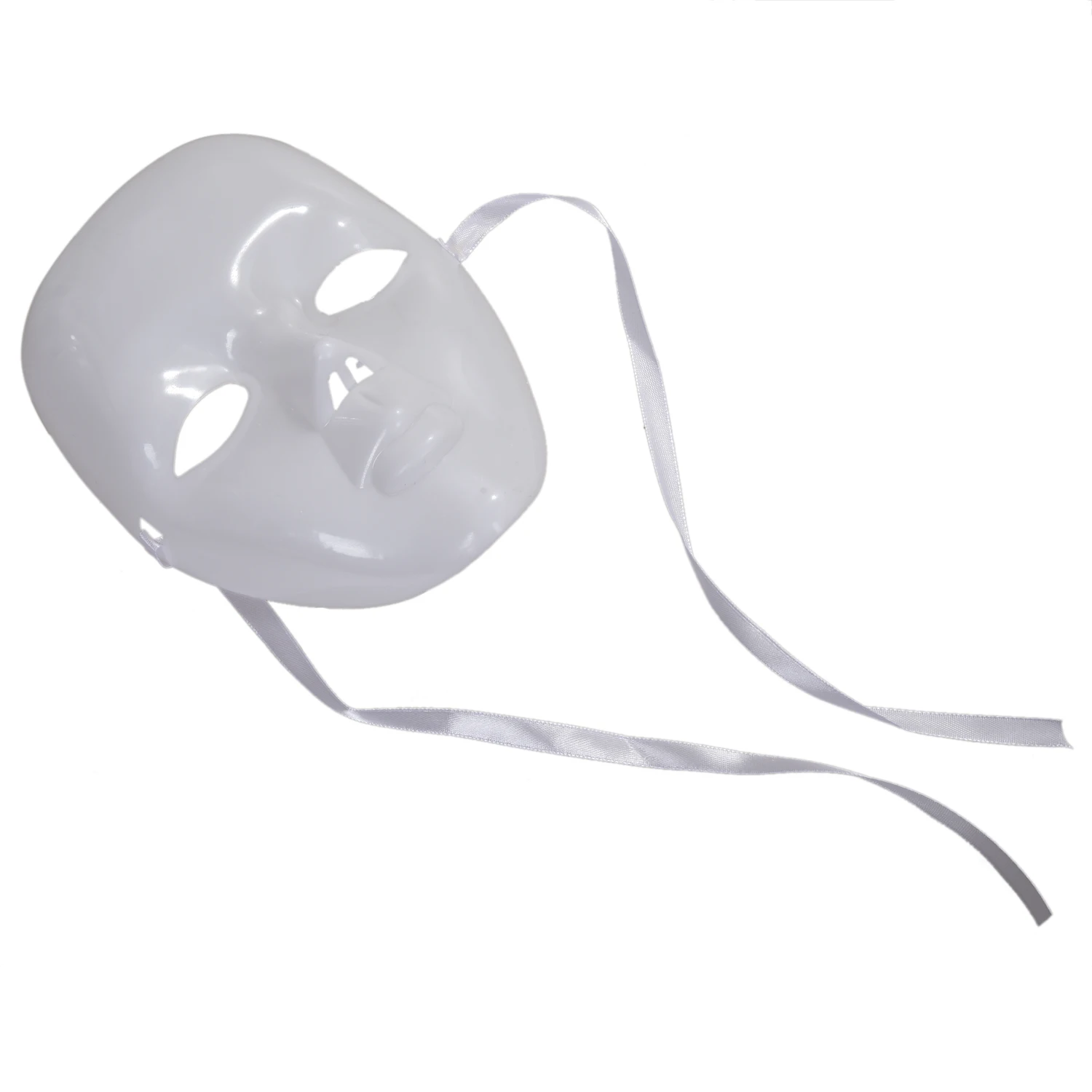 

Beautiful Plastic Blank White Full Face Female Mask For Costume Party Prom Masquerade Halloween Cutout Prom Sexy Masks Party