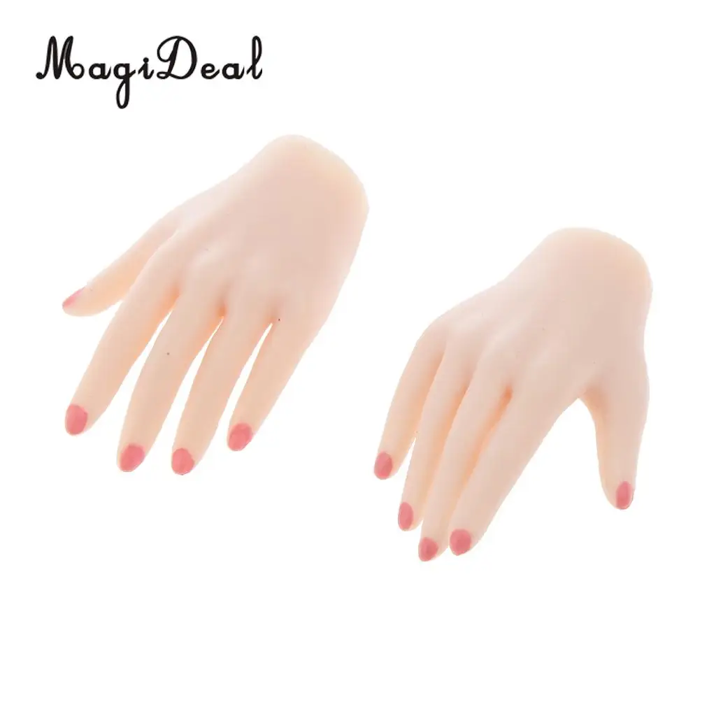 10Pcs PVC 1:6 Scale Womens Hand Models for 12 Inch Female Action Figure Body Dolls Children DIY Making Accs Toys