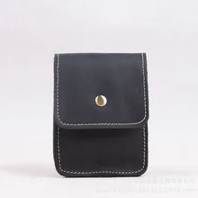 Коровья кожа поясная сумка маленькие мужские сумки через плечо натуральная кожа поясная сумка мини сотовый телефон сумка мужские сумки-мессенджеры