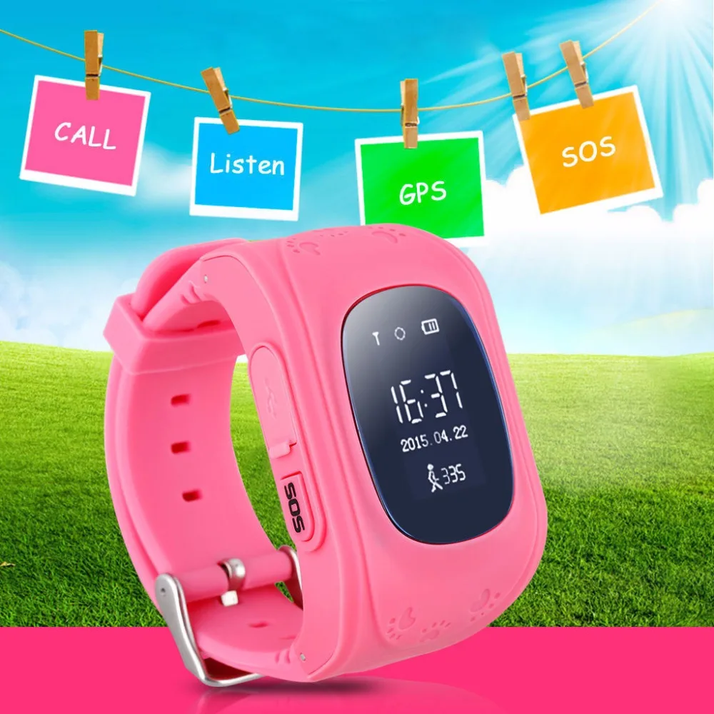 Free Shipping Q50 Children Safety Tracker Kids Anti lost Smart Phone