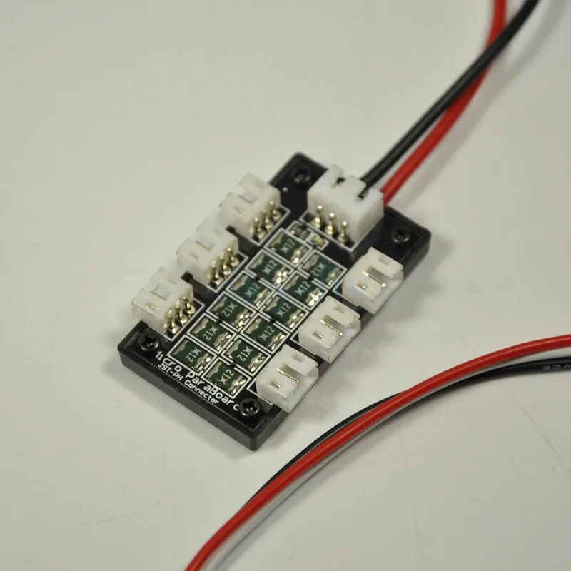 1pc 6 JST PH PH3 Parallel Charger Board For 130X&UMX Lipo battery 4mm