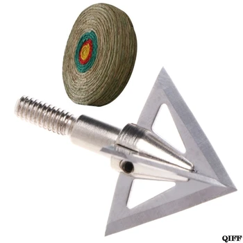 

Drop Ship Silver Broadheads Outdoor Arrowhead Crossbow Tips Hunting Arrow Head May30