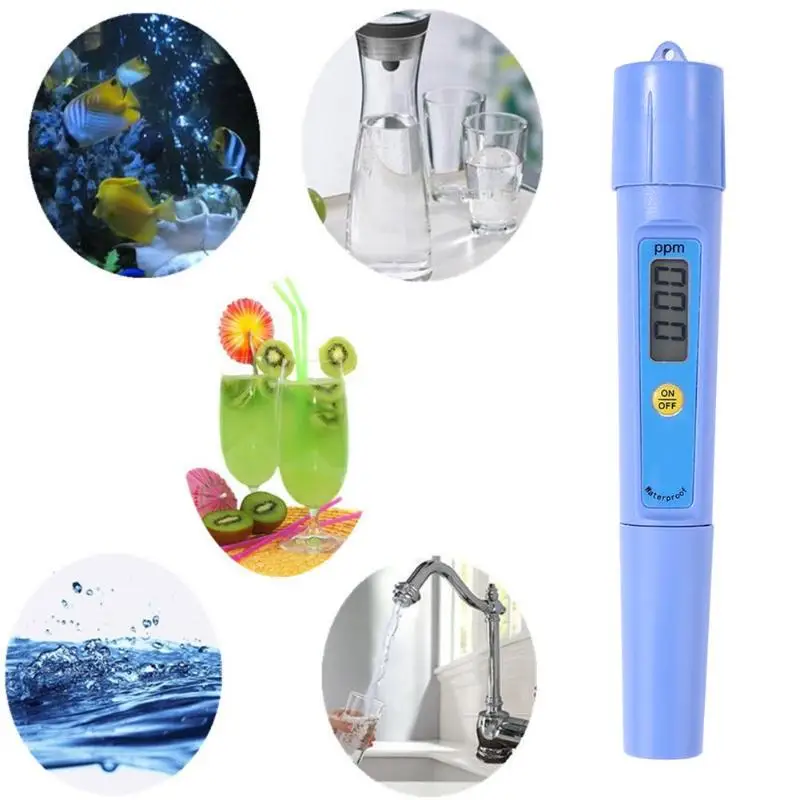 

Mini Portable Digital PH Meter EC TDS Tester Water Quality Monitor Detector