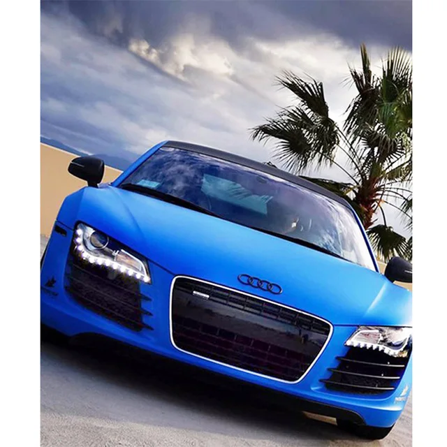 

DIY 5D Diamond Mosaic Blue Audi Car picture Handmade Painting Cross Stitch Kits Embroidery Pattern FULL