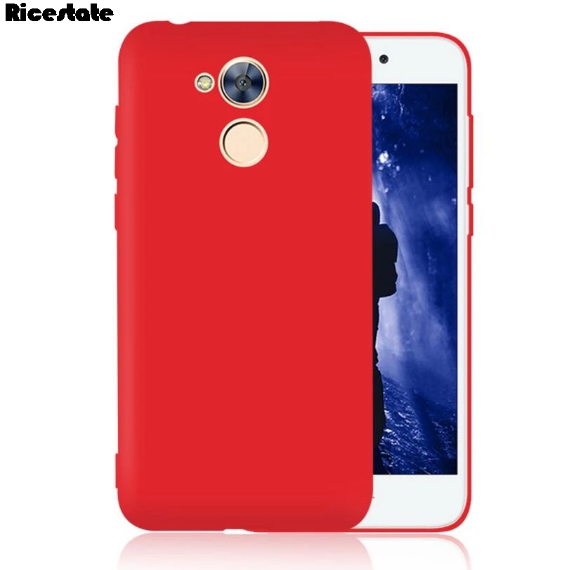 

Huawei Honor 6C Pro Clear and frosted solid colorful Case For Huawei Honor V9 Play Back Cover Honor 6c Pro Silicon case