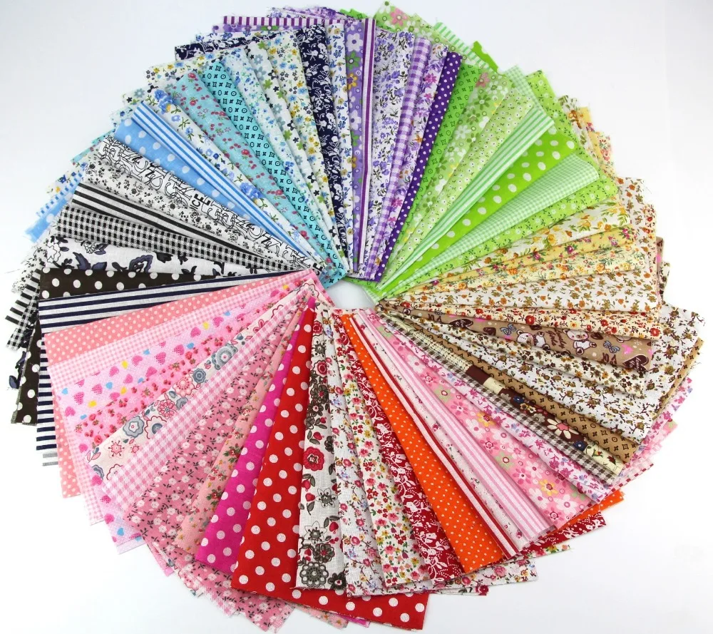 Buy 15pieces 20cm*25cm Remnant cloth fabric cotton