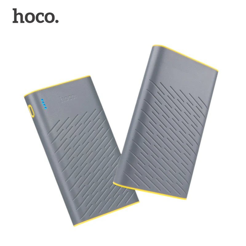 

HOCO B31 20000mAh 18650 Power Bank Portable Dual USB 5V/2.1A Mobile Phone Charger External Battery For iPhone Xiaomi Powerbank