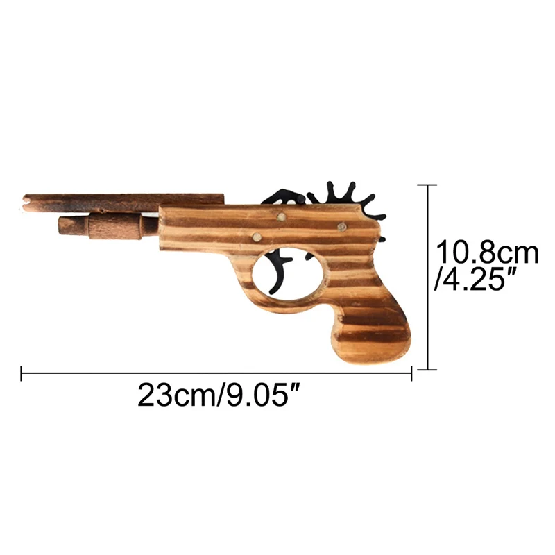 1 шт./компл. пуля резинкой запуска деревянный пистолет Пистолеты, который стреляет шариками воды, игрушечный водомет подарки для маленьких мальчиков отдых на открытом воздухе спорта для детей