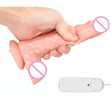 Automatic Telescopic Realistic Dildos G Spot Vibrator for women sex toys Silicone Dildo Artificial Penis Dick Women Masturbation